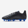 Kids Kipsta Viralto II FG leather football boots-black