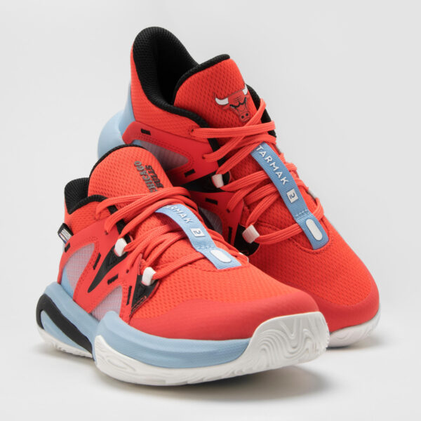 کفش بسکتبال بچگانه تارماک Tarmak MID-3-JR NBA CHICAGO BULLS- قرمز