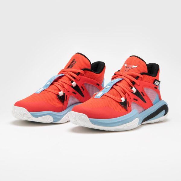 کفش بسکتبال بچگانه تارماک Tarmak MID-3-JR NBA CHICAGO BULLS- قرمز