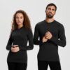 لباس زیر حرارتی فوتبال کیپستا آستین بلند Keepdry 500 kipsta-مشکی
