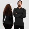لباس زیر حرارتی فوتبال کیپستا آستین بلند Keepdry 500 kipsta-مشکی