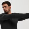 لباس زیر حرارتی فوتبال کیپستا آستین بلند Keepdry 500 kipsta-مشکی