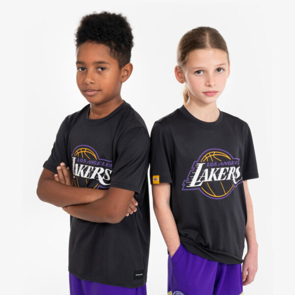 تی شرت بسکتبال بچگانه تارماک TARMAK TS 900 NBA Lakers- مشکی