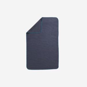 حوله میکرو فایبر سیمی - 80x130 سانتی متر L - آبی سرمه ای