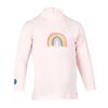 تی شرت آستین بلند با محافظ NABAIJI Rainbow Printed - UV - صورتی - Image 2