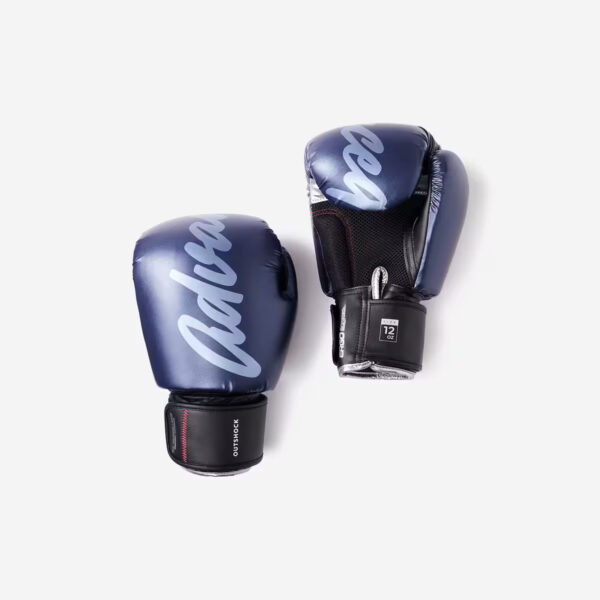 دستکش موی تای کیک بوکسینگ اوتشاک Outshock muay Thai Kick Boxing Gloves - آبی