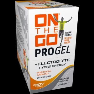 پرو ژل انرژی زا و معدنی PROGEL ON THE GO طعم پرتقال - بسته 24 عددی