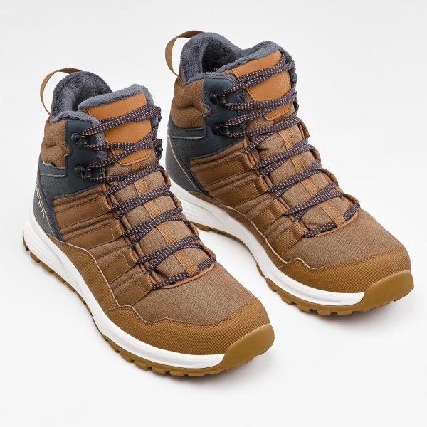 کفش مردانه ضد آب مناسب برف - QUECHUA SH500 Mid - قهوه ای - Image 2