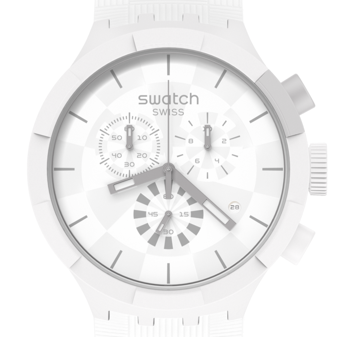 ساعت سواچ مدل (SWATCH CHEQUERED WHITE (SB02W400 ساعت سواچ مدل (SWATCH CHEQUERED WHITE (SB02W400 - Image 2