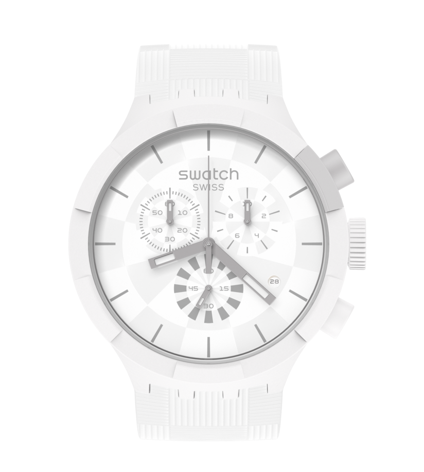 ساعت سواچ مدل (SWATCH CHEQUERED WHITE (SB02W400 ساعت سواچ مدل (SWATCH CHEQUERED WHITE (SB02W400