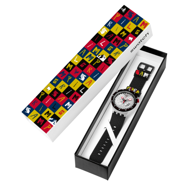 ساعت سواچ مدل SWATCH THE PILGRIM - TREAD ON IT (SB05K103) - Image 4