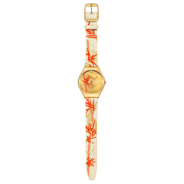 ساعت سواچ مدل (SYXZ105) SWATCH GOLDEN RED BAMBOO - Image 3