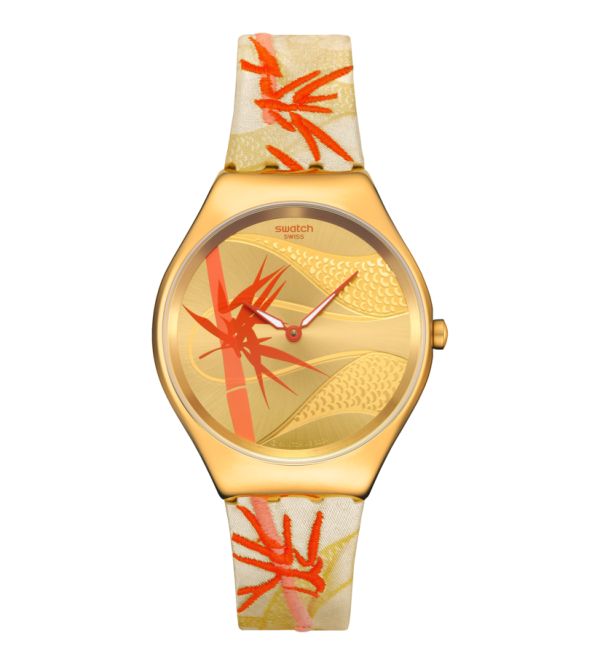 ساعت سواچ مدل (SYXZ105) SWATCH GOLDEN RED BAMBOO