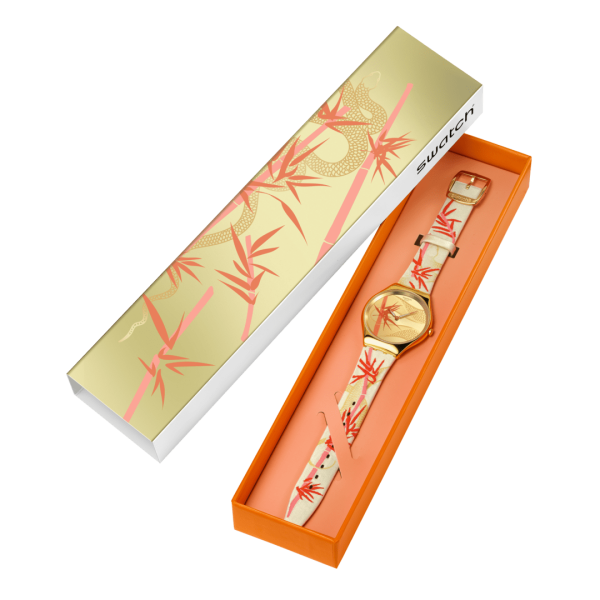 ساعت سواچ مدل (SYXZ105) SWATCH GOLDEN RED BAMBOO - Image 4