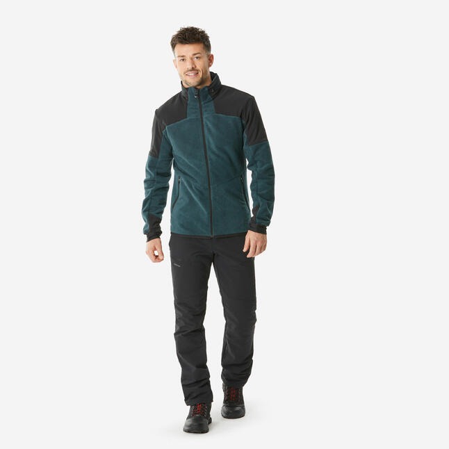 سویشرت مردانه طبیعت گردی-QUECHUA SH500-سبزآبی سویشرت مردانه طبیعت گردی-QUECHUA SH500-سبزآبی - Image 2