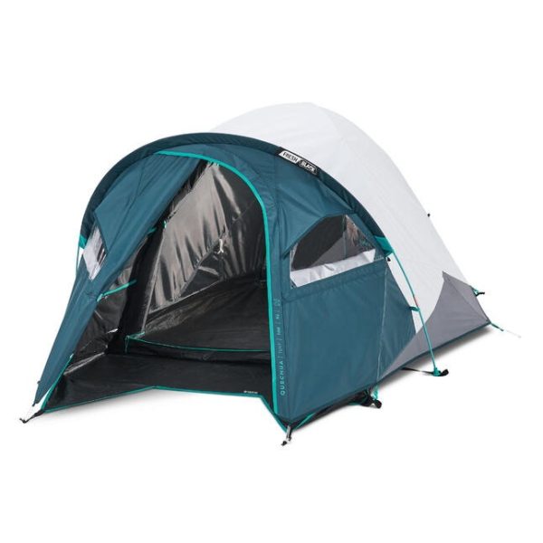 چادر کمپ و کوهنوردی-QUECHUA 2 Person MH100 Fresh & Black7-آبی