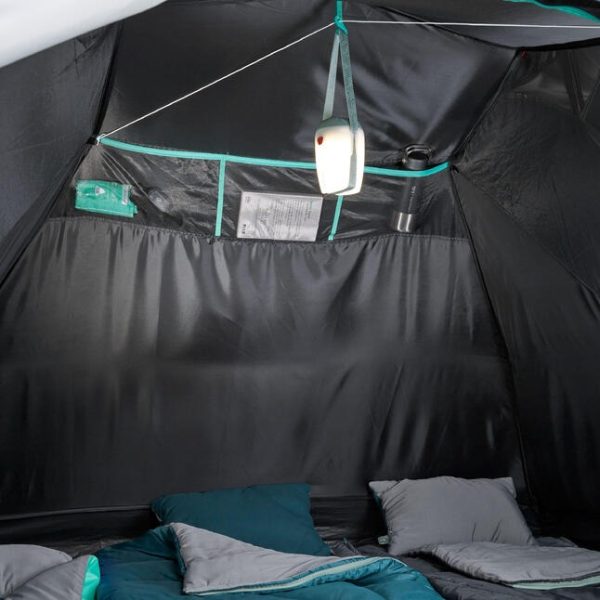 چادر کمپ و کوهنوردی-QUECHUA 3 Person MH100 Fresh & Black-سفید - Image 10