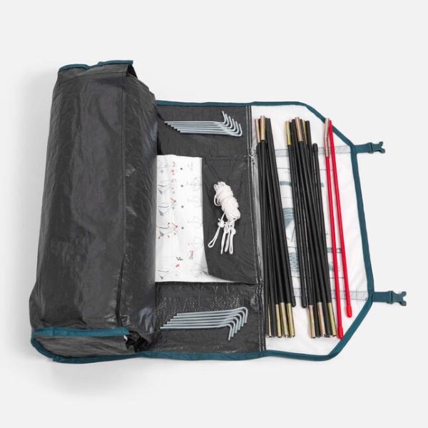 چادر کمپ و کوهنوردی-QUECHUA 3 Person MH100 Fresh & Black-سفید - Image 21