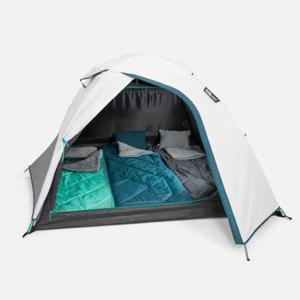چادر کمپ و کوهنوردی-QUECHUA 3 Person MH100 Fresh & Black-سفید - Image 20