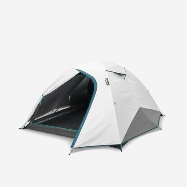 چادر کمپ و کوهنوردی-QUECHUA 3 Person MH100 Fresh & Black-سفید