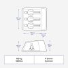 چادر کمپ و کوهنوردی-QUECHUA 3 Person 2 Seconds F&B-XL سفید - Image 2