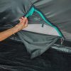 چادر کمپ و کوهنوردی-QUECHUA  3 Person MH100 Fresh & Black-آبی - Image 14