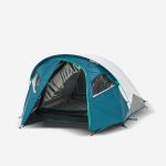 چادر کمپ و کوهنوردی-QUECHUA 3 Person MH100 Fresh & Black-آبی