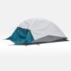 چادر کمپ و کوهنوردی-QUECHUA  3 Person MH100 Fresh & Black-آبی - Image 5