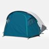 چادر کمپ و کوهنوردی-QUECHUA  3 Person MH100 Fresh & Black-آبی - Image 21