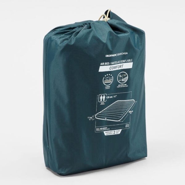 تشک بادی کمپ و کوه نوردی-QUECHUA 2Persons 120cm Air Comfort-آبی - Image 8