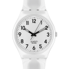 ساعت سواچ مدل SWATCH JUST WHITE SOFT (SO28W107-S14)