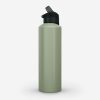 بطری آب کمپ و کوهنوردی-QUECHUA Quick Release Lid 1.5L-خاکی - Image 2