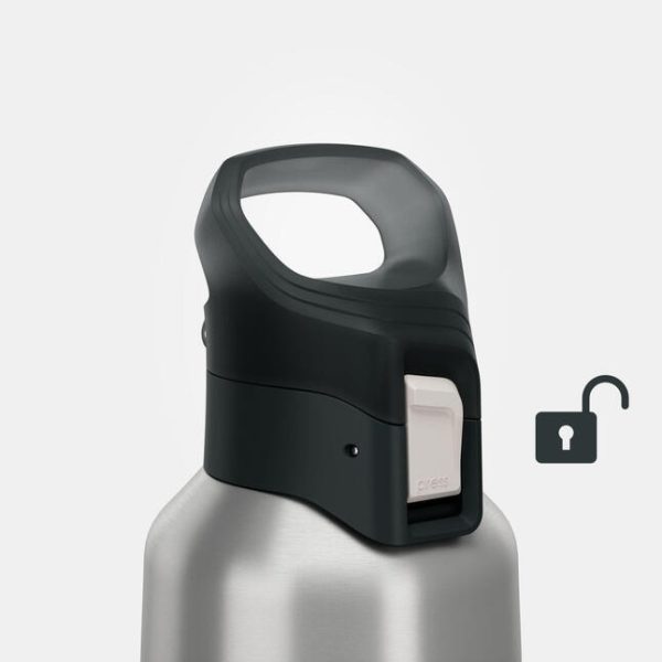 ترموس کمپ و کوهنوردی-QUECHUA Thermos 0.8L Practical Lid 900-آبی - Image 8