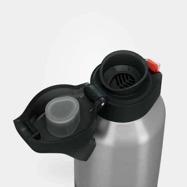 ترموس کمپ و کوهنوردی-QUECHUA Thermos 0.8L Practical Lid 900-آبی - Image 7