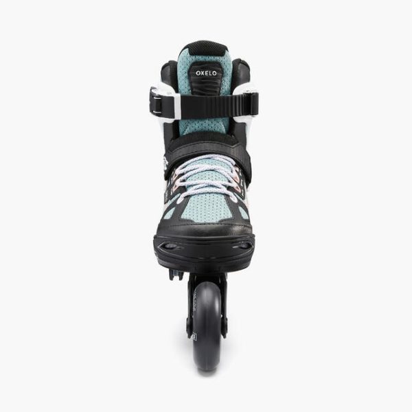 اسکیت بچگانه-OXELO Kids Fitness Skates FIT 5-آبی/مشکی - Image 9