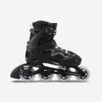 اسکیت بچگانه-OXELO Kids Skates FIT3-مشکی/خاکی