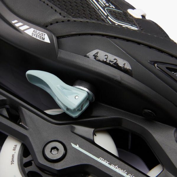 اسکیت بچگانه-OXELO Kids Skates FIT3-مشکی/خاکی - Image 8