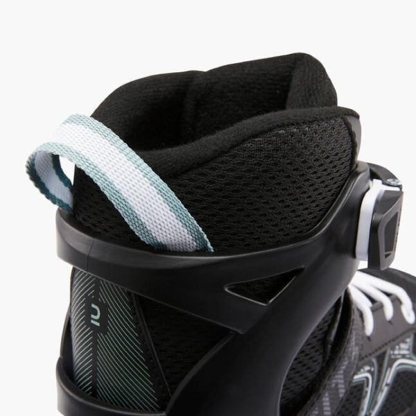 اسکیت بچگانه-OXELO Kids Skates FIT3-مشکی/خاکی - Image 4