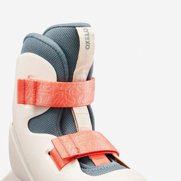 اسکیت بچگانه- OXELO Kids Skates Learn 100-صورتی - Image 7