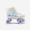 اسکیت بچگانه-OXELO Kids Skates Quad 100-سفید