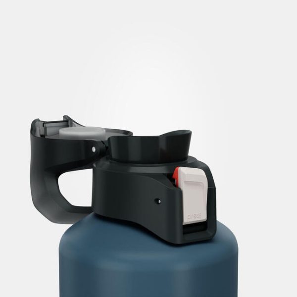 بطری آب کمپ و کوهنوردی-QUECHUA Outdoor Aluminum Water Bottle 1L 500-آبی - Image 5