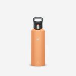 بطری آب کمپ و کوهنوردی-QUECHUA Outdoor Aluminum Water Bottle 1L 500-نارنجی
