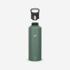 بطری آب کمپ و کوهنوردی-QUECHUA Outdoor Aluminum Water Bottle 1L 500-سبز - Image 8