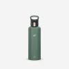 بطری آب کمپ و کوهنوردی-QUECHUA Outdoor Aluminum Water Bottle 1L 500-سبز