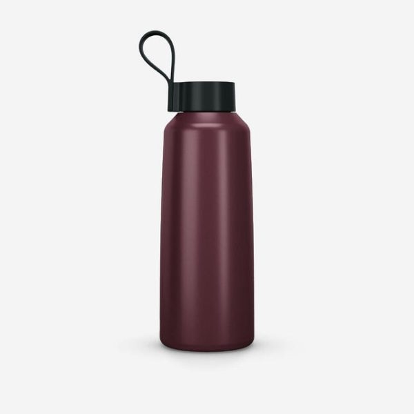بطری آب کمپ و کوهنوردی-QUECHUA Outdoor Stainless Steel Water Bottle 1L 100-بنفش - Image 10