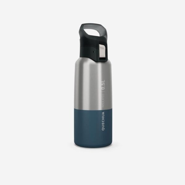 ترموس کمپ و کوهنوردی-QUECHUA Thermos 0.5L Practical Lid 900-آبی