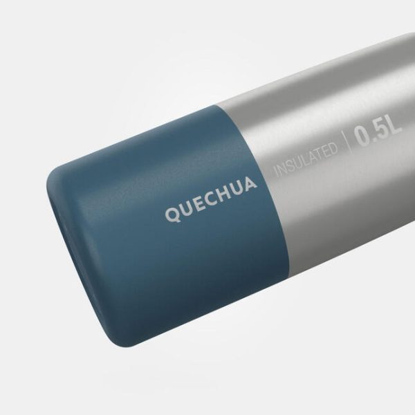 ترموس کمپ و کوهنوردی-QUECHUA Thermos 0.5L Practical Lid 900-آبی - Image 11