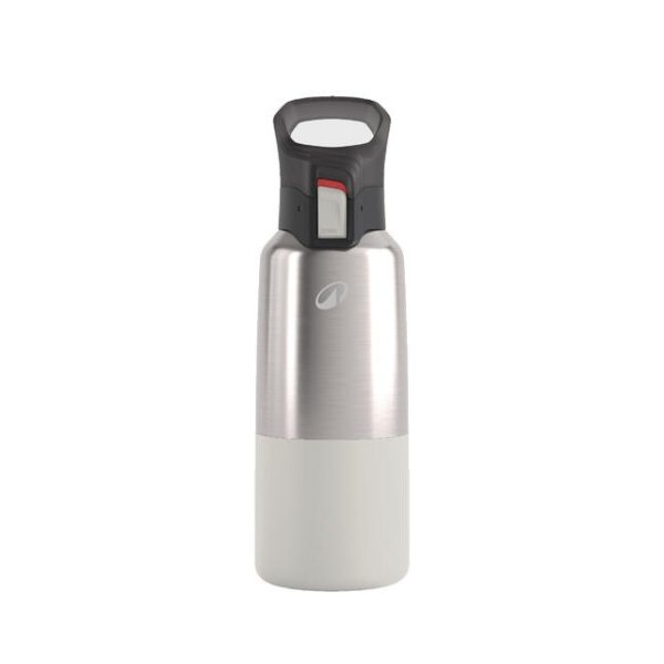 ترموس کمپ و کوهنوردی-QUECHUA Thermos 0.5L Practical Lid 900-سفید