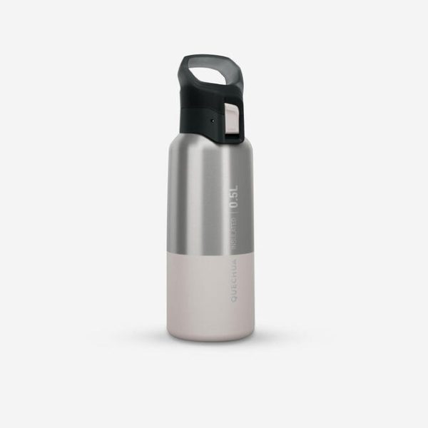 ترموس کمپ و کوهنوردی-QUECHUA Thermos 0.5L Practical Lid 900-سفید - Image 13
