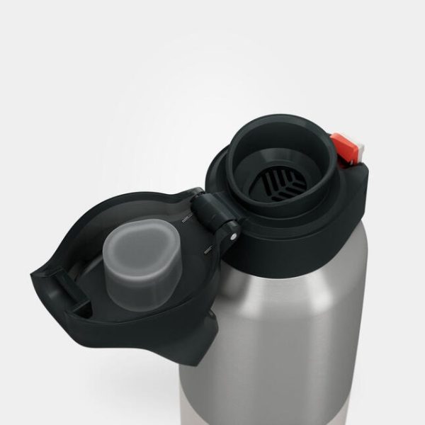 ترموس کمپ و کوهنوردی-QUECHUA Thermos 0.5L Practical Lid 900-سفید - Image 6